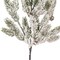 Vickerman 19.5" Snowy Glitter Aritificial Pinecone Fir Spray 4 per bag.